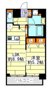 プレサンス新大阪クレスタ【12階】の間取り