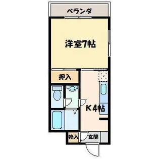 クレセントハイム【2階】の間取り