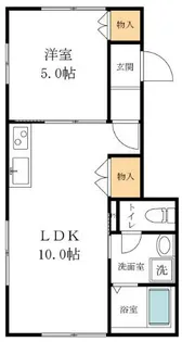 サンモール【1階】の間取り