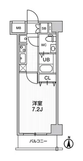 ジェノヴィア蒲田IIIスカイガーデン【5階】の間取り