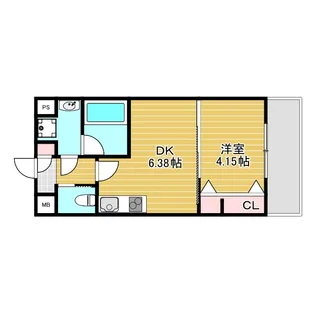 ガレリア南豊中【1階】の間取り