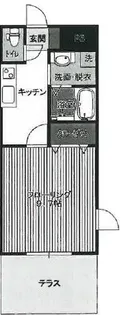 カーサエンゼル東長崎【1階】の間取り