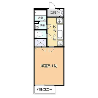 Patio【2階】の間取り