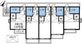 エクセルさちが丘II【1階】の間取り