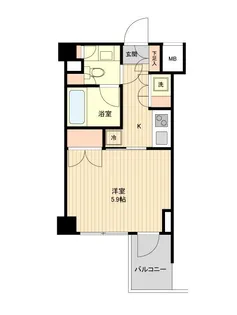 東京都大田区萩中1【マンション】の間取り