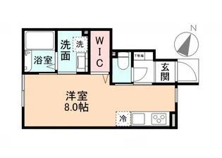 EdgeMoment長江【1階】の間取り