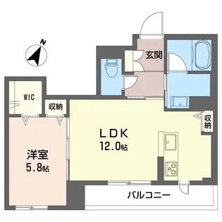 SHMノア メゾン【1階】の間取り