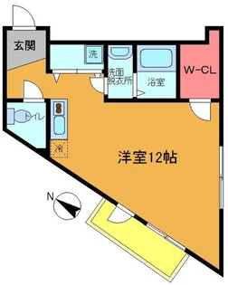 ボヌール浦安【3階】の間取り