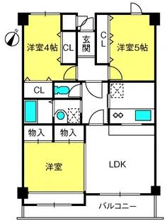 トーシンハイツ蕨【1階】の間取り