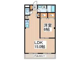 サンメゾン【2階】の間取り