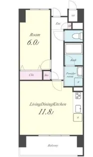 プリモパッソ川口【6階】の間取り