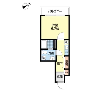 タケミツ幕張本郷マンション【4階】の間取り