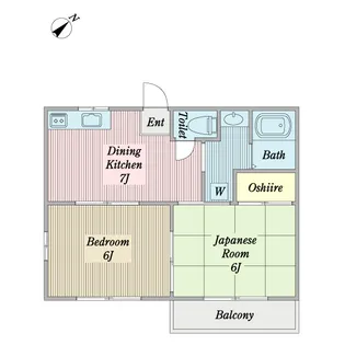 メゾンセピア【2階】の間取り