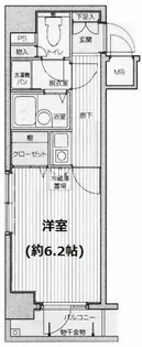 東京都中央区日本橋蛎殻町2【マンション】の間取り