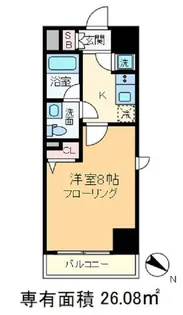東京都北区王子2【マンション】の間取り