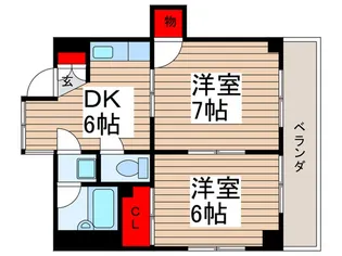 ニューパレス馬橋【2階】の間取り