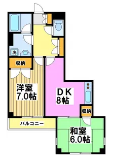 東京都調布市布田5【マンション】の間取り
