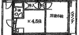 第5寿ハイツ【2階】の間取り