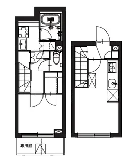 ASTILE代々木公園【1階】の間取り