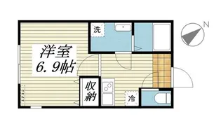 神奈川県相模原市中央区相模原8【アパート】の間取り
