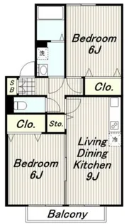 ドエル59【2階】の間取り