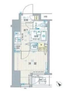 東京都港区六本木2【マンション】の間取り