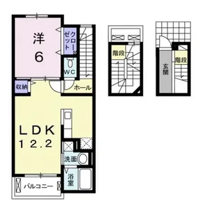 グラン シャリオII【3階】の間取り