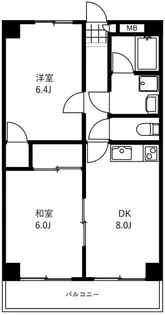 メッツ葛西【4階】の間取り