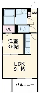 ディアコート桂【2階】の間取り