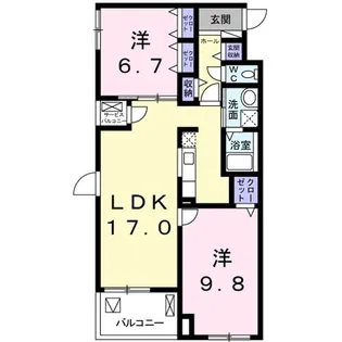 ラブリー【1階】の間取り