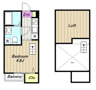 ラティール【2階】の間取り