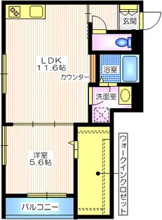 Maison West【1階】の間取り