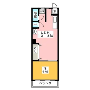 丸協ビル1【4階】の間取り