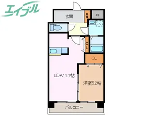 M’sソレイユ【5階】の間取り