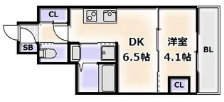 クローバー・グランデ我孫子【8階】の間取り