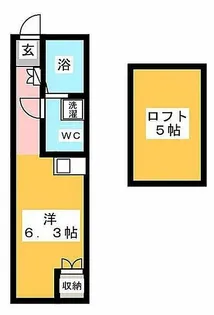 ブラウニー戸塚【2階】の間取り