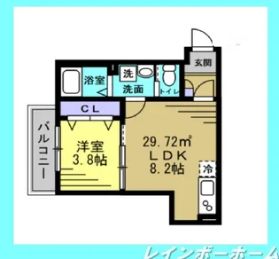 AJ南流山【3階】の間取り