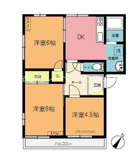 野口アパート【1階】の間取り