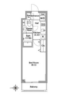 コンフォリア馬込【5階】の間取り
