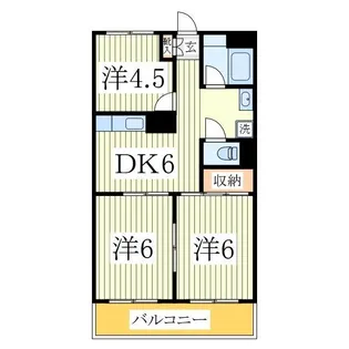 渋谷ビル【2階】の間取り