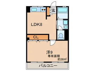 レミ-ハイツ【3階】の間取り