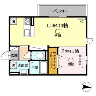 TSコート大津【2階】の間取り