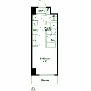 プライマル品川西大井【5階】の間取り