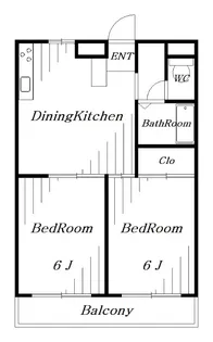 エトワール末広町【2階】の間取り
