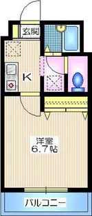 ロンドモンターニュ【1階】の間取り