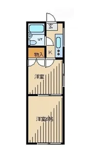 ルネ富士見【1階】の間取り