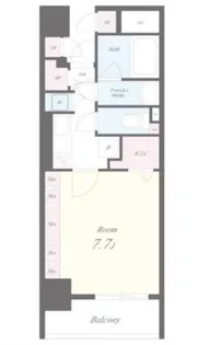 アールコート早稲田【1階】の間取り