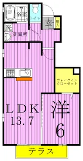 パストラル【1階】の間取り
