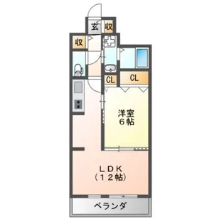 ベルソレイユ【3階】の間取り