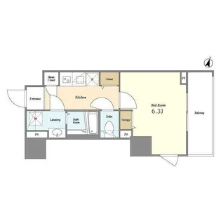 BPRレジデンス町田【6階】の間取り